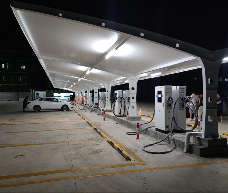 Electric vehicle charging station case