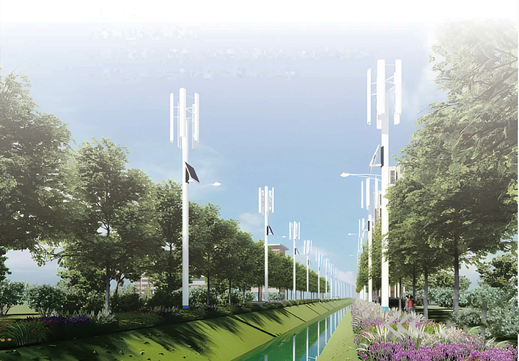 INTEGR ATED LIGHT WIND NEW ENERGY SMART STREET LIGHT PROJECT